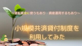 【小規模共済】の貸付制度を利用してみた 